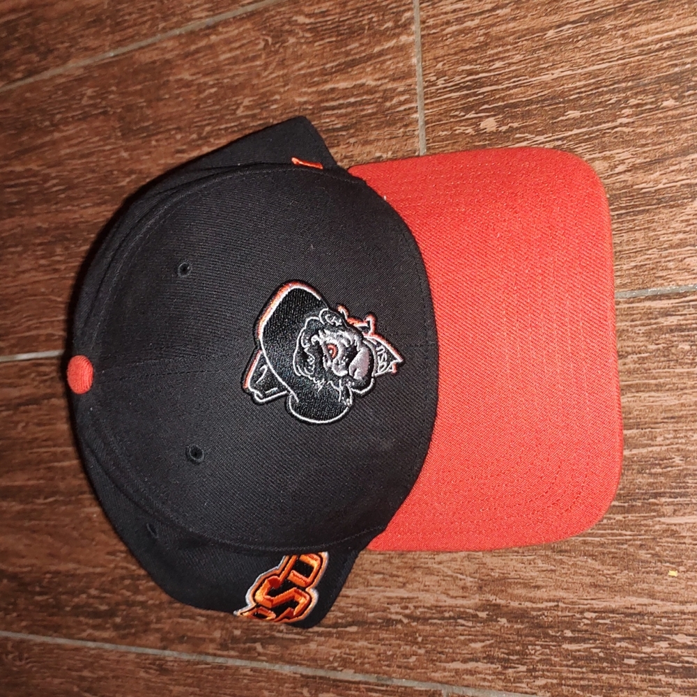 '47 Oklahoma State Cowboys Staple Orange Black Embroidered Logo Adjustable Hat